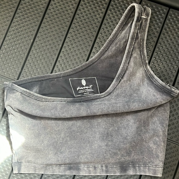 Free People FP Movement Hot Shot One Shoulder Crop Tank XS - Picture 8 of 8